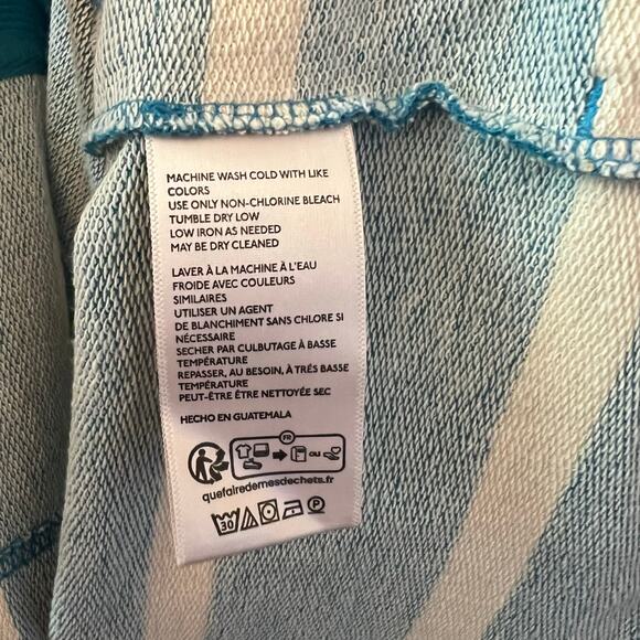 Free People Blue Classic Striped Cardigan NEW - Picture 4 of 6